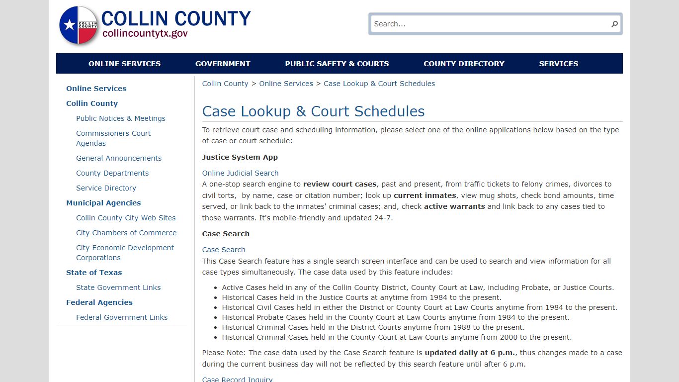 Online Services - collincountytx.gov